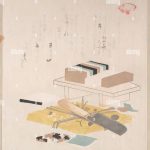 Art Inspiredseaweed Food And Kitchen Utensils, 19Th Century With Artistic Culinary Prints