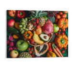 Bciig Canvas Wall Art Colorful Mexican Cooking Food Vegetable Art Pertaining To Colorful Cooking Art Posters