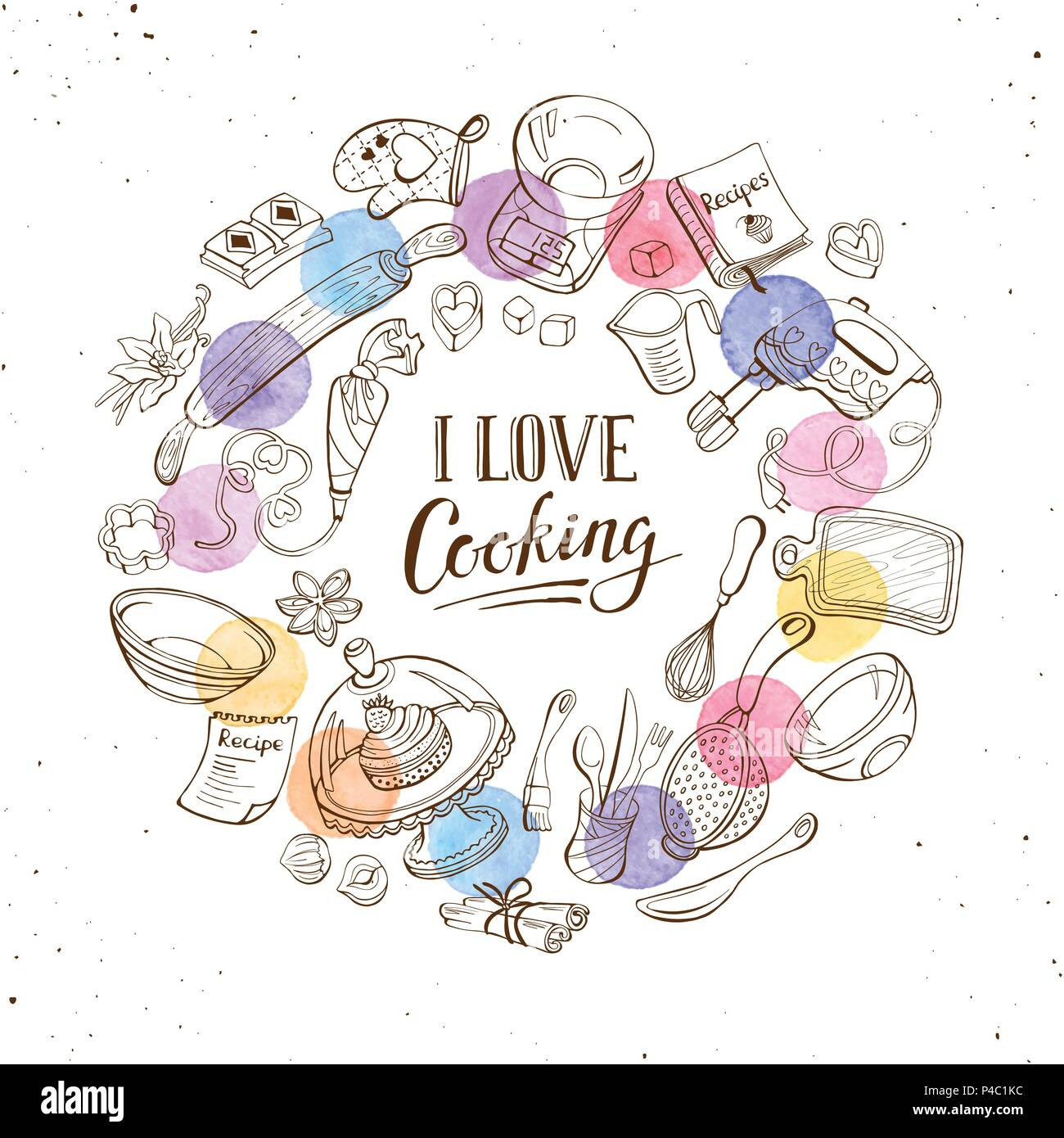 Cooking Poster Hi-Res Stock Photography And Images - Alamy with regard to Colorful Cooking Art Posters