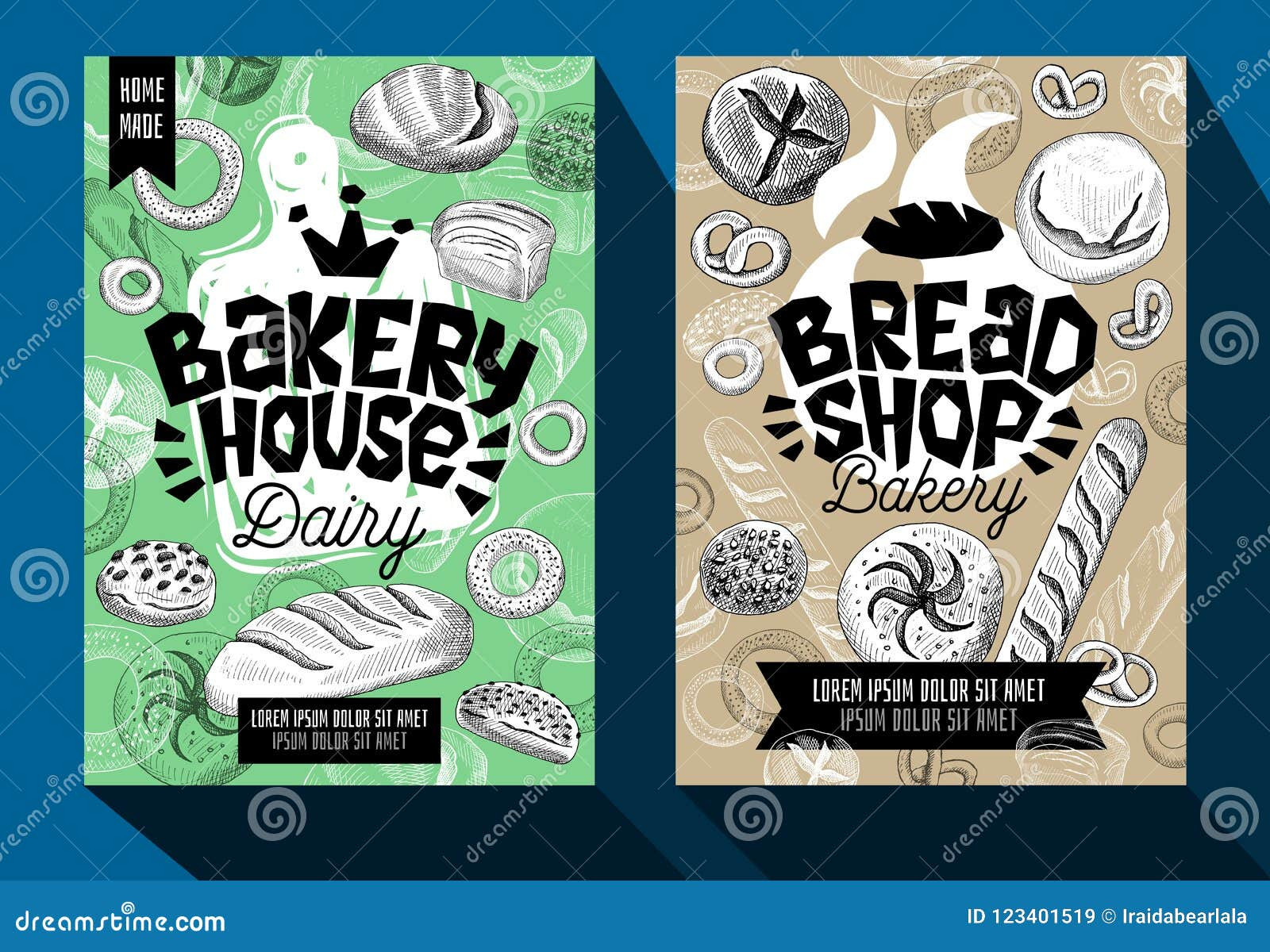 Food Poster Bakery Cards Set Sketch Style. Modern Sketch Elements regarding Cool Culinary Posters