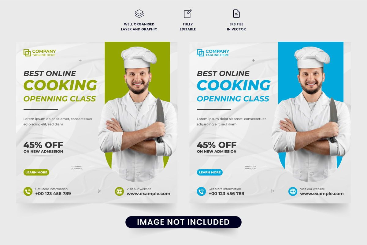 Special Cooking Class Poster Vector | Elemen Web | Iftistock for Unique Cooking Posters Online